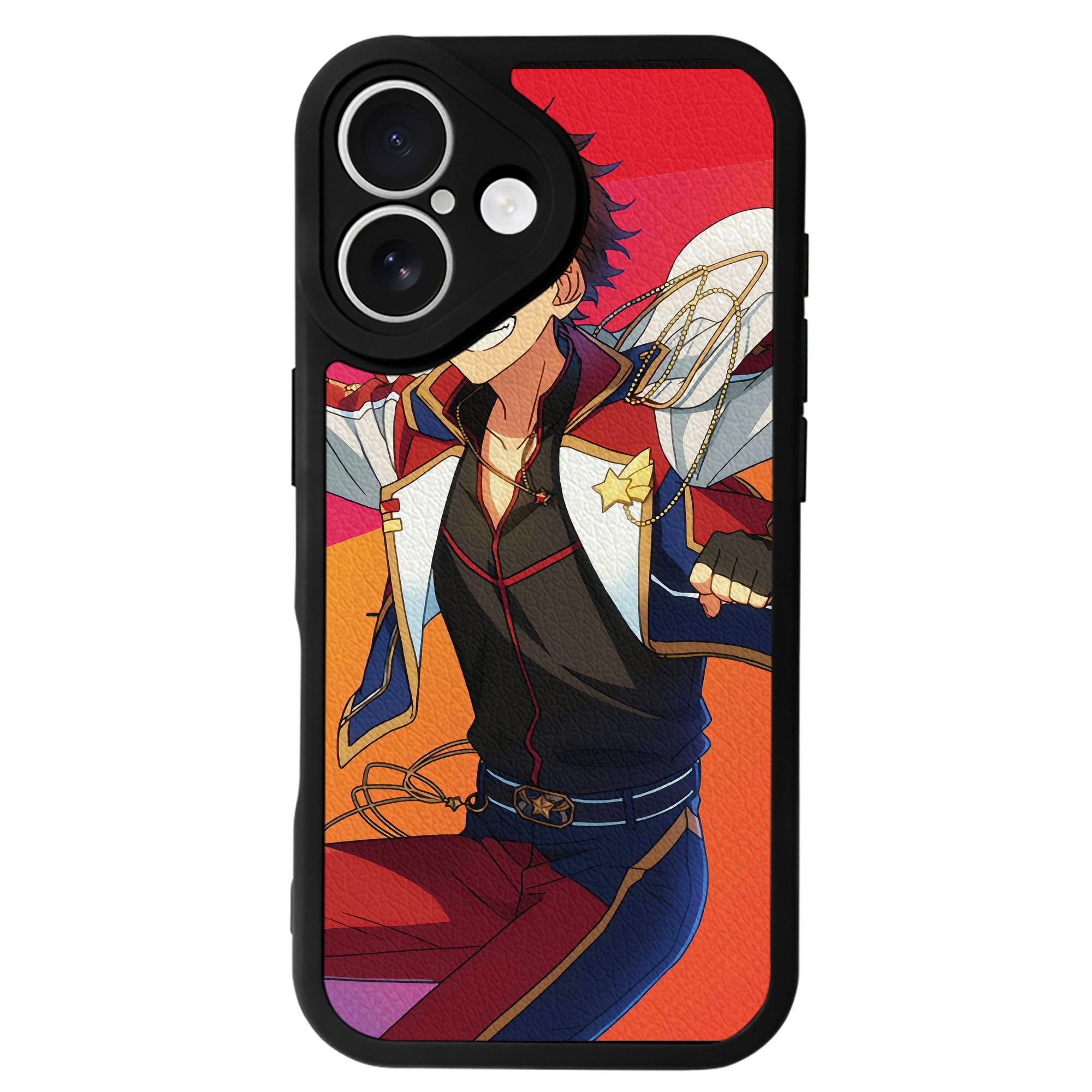 （画像用） あんさんぶるスターズ! Ensemble Stars 【iPhone 16シリーズ対応】シリコンスマホケース（レザー調） 材質：シリコン